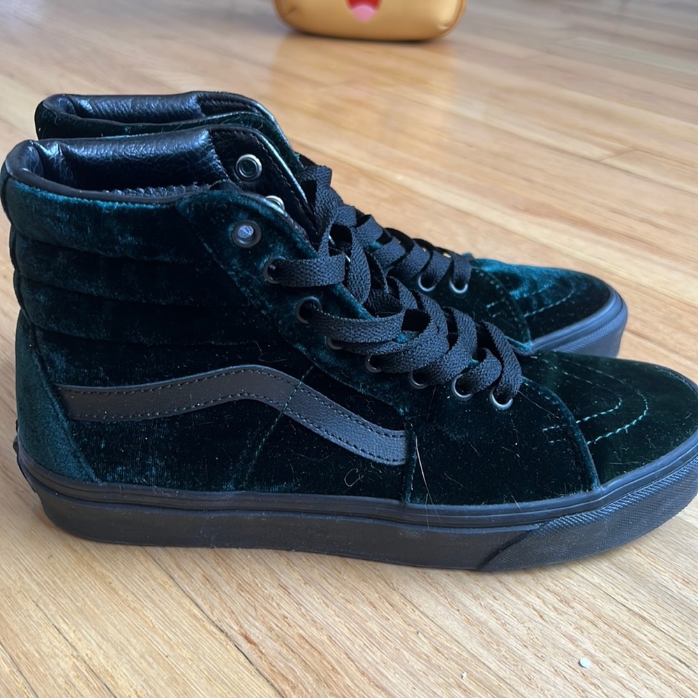 Vans Sk8-hi Green velvet